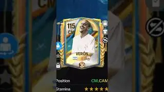 110 VERON CM ONLY FOR 500 SHARDS😱💥| FC Mobile Review #eafcmobile #fcmobile #shortvideo #fc24 #fc25