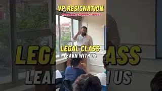 Vice President Resignation, Election #clat #constitution #lawschool #law #prashantchopraclasses