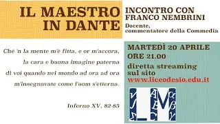 Il maestro in Dante