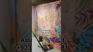 3D Wall Mural 4 Color #3Dwallmural #4color #homedecor #viral
