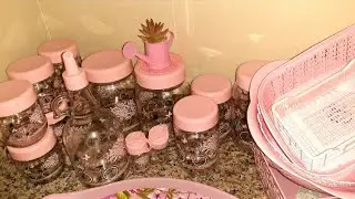 مشترياتي البسيطة أواني للمطبخ باللون الوردي👌مع الأثمنة
