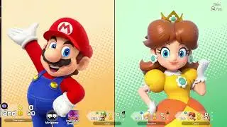 Super Mario Party Jamboree King Bowser's Keep Mario vs Luigi , Rosalina & Daisy