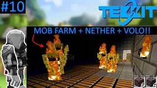 TEKKIT - EP 10 - NETHER+SPAWNER+VOLO!!
