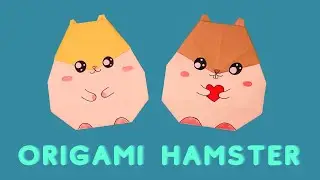 Origami Hamster | Easy Origami Paper Animals