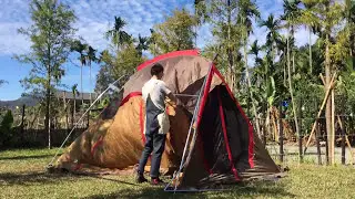 設營 SnowPeak TP-622 一人搭設｜露營｜Camping｜キャンプ