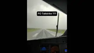 Tailstrike? FO flares too aggressively #aviation #landing #a321 #landing