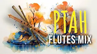 Beautiful medieval fantasy music. Positive high vibration. Meditation. Indian flute, Bansuri Ptah.