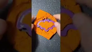 Kinetic Sand Cutting ASMR SHAPES Satisfying Video #satisfying #asmr #kineticsand #relaxing #shorts