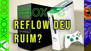 Xbox 360 no GABINETE DE PC   MAIS TESTES PARA TENTAR RESOLVER O PROBLEMA DAS 3 LUZES VERMELHAS