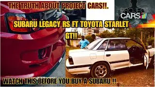SUBARU LEGACY RS AND STARLET GT PROJECT CARS!!