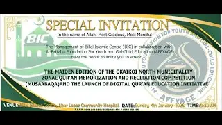 Digital Quran Initiative Okai-Kwei North Municipality Zonal Quran Competition 2026
