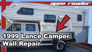 Repairing separated camper wall (sort of)