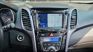 Central multimídia do Aliexpress no I30 2013-2016 com Android Auto/Carplay
