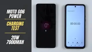 Test ładowania baterii Motorola Moto G06 Power od 0% do 100% | Ładowarka 18 W 7000 mAh