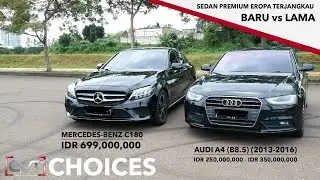 CVT Choices #15: MERCEDES-BENZ C 180 (W205) 2020 vs AUDI A4 (B8.5) 2013-2016 | MANA SEDAN TERBAIK? |