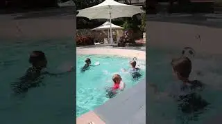 Kids go wild for our lagoon-style pool!