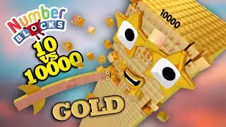 Remastered Numberblocks GOLD 10,000 vs 10