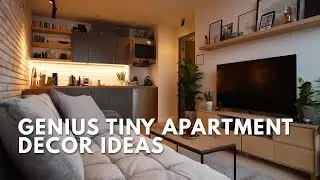 Genius Tiny Apartment Decor Ideas to Transform Small Homes Into Modern, Space-Saving Living
