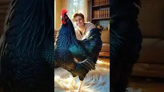 #GiantChicken #WorldsBiggestHen #UnbelievableAnimals #ViralPet #8KArt #AICreativity