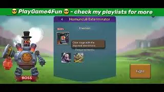 🗡@LordsMobile  - Homunculi Exterminator - Tarkus' Past - Stage 4 - Jan 2024