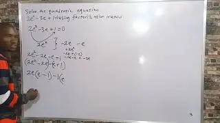 Factorization method of Solving Quadratic Equation
