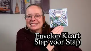 Envelopkaart van Crealies aangekleed