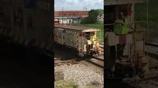 Caboose Horn!  Flying Across Railroad Diamonds In Florida!  JawTooth shorts, CSX Train With Caboose!