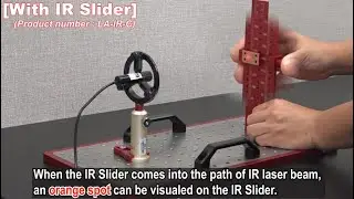 Light Aligner IR Slider to Check the visuality and Align an Infrared beam