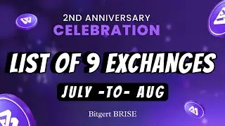 Bitgert BRISE किस किस Exchange पर Listing करेगा