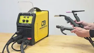 4 in 1 MIG/MAG/MMA/ARC/TIG/WIG 200A IGBT (ohne GAS) Synergic - Präsentierung und Test
