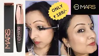 MARS  Fabulash Mascara Review & Demo ||cheapest mascara || Mars Cosmetics Review ||#makeup#mascara