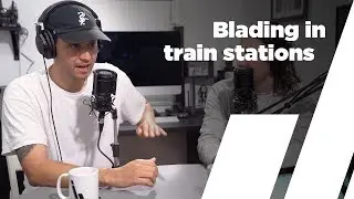 Blading In Train Stations