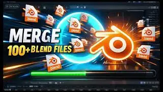Merge Multiple .blend Files in Seconds | Ultimate Blender Batch Import Addon