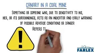 canary in a coal mine