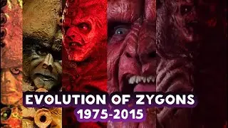 Evolution of Zygons 1975-2015 from Doctor Who