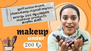 under 200rs only super affordable makeup products..| #under200#affordablemakeup#beginners#makeup