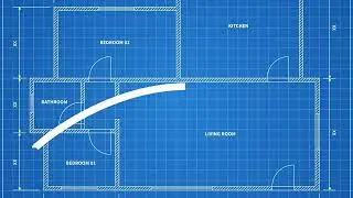 Stunning Curved Line Map Animation