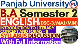 Introduction to Literary Concept and Forms II | BA Sem 2 English Literature Important Questions