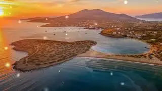 Ibiza in Balance: Homes, Hills, and Sea #IbizaNature #IslandBalance #DroneShot #SeaAndLand