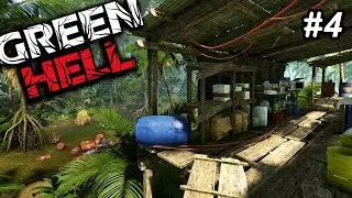 OUR OWN DRUG LAB & NEW BASE CAMP!! Green Hell Early Access Gameplay Part 4