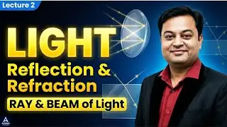 Light &ndash; Reflection & Refraction | Class 10 | RAY & BEAM of Light | Optics & RAY OPTICS | Lecture 2