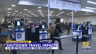 Holiday travel delays possible at COS & DIA amid looming government shutdown