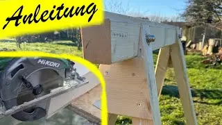 Stabile holzböcke bauen