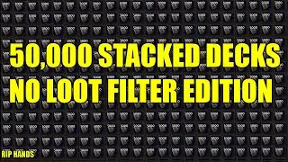 [POE 3.15]50,000 STACKED DECKS (NO LOOT FILTER) - CARPAL TUNNEL FOR SCIENCE