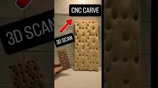 3D Scan to a wooden cnc carve. Cripsbread, n&auml;kkileip&auml;, kn&auml;ckebr&ouml;d #3dscan #3dscanner #woodworking
