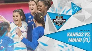 Kansas vs. Miami: 2022 NCAA volleyball first round highlights