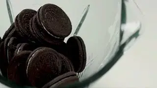 The Sound of Mixing Crushed Oreos and Cream cheese | ASMR