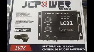 UNBOXING- Restaurador de Bajos JCPOWER LC22