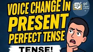 VOICE CHANGE (Present perfect tense)#english #education #englishgrammar 