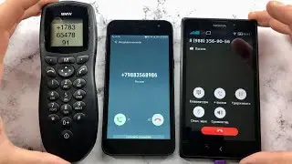 Old BMW Phone vs Old Nokia Phone vs Samsung Galaxy J2/ Outgoing and Incoming Mobile Calls